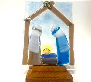 Fused Glass Nativity