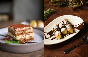 tiramisu and connoli