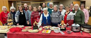 Group of women at banquet
