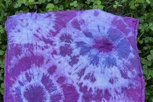 purple tie dye scarf