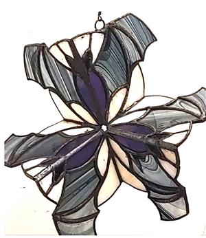 stained glass bats
