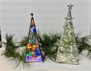 stained glass trees