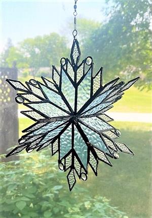 stained glass snowflake