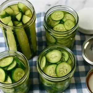 Canning Jars with Pickles