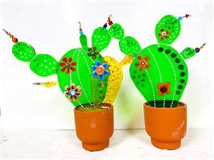 Fused Glass Cacti