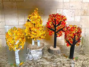 Fused Glass Trees