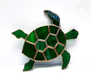 Stained Glass Sea Turtle
