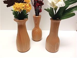 Woodturn Vases