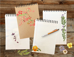 embed floral journal