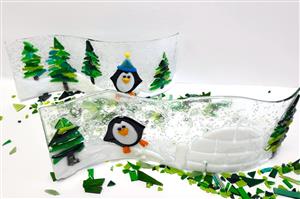 Glass Panel Penguins