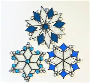 Stained Glass Snowflake