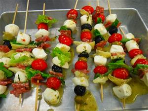 Italian themed skewers