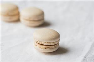 beige macarons