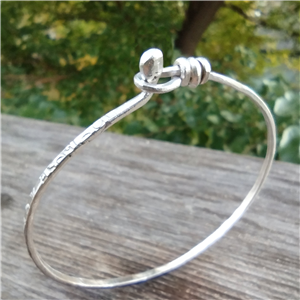 silver hand-crafted bangle