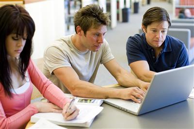 Students Studying